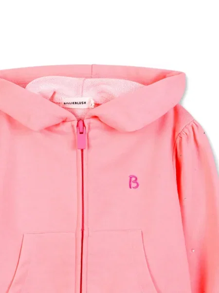 Dětska mikina s kapucí Billieblush růžová