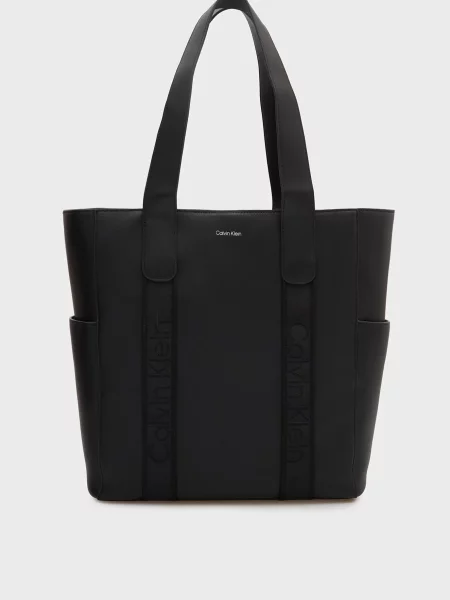 Сумочка Calvin Klein с ремешками черная