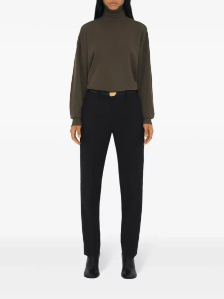 Sweter Burberry wełniany brązowy