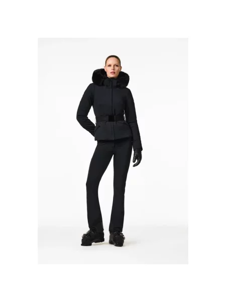 Kurtka puchowa Goldbergh softshell czarna