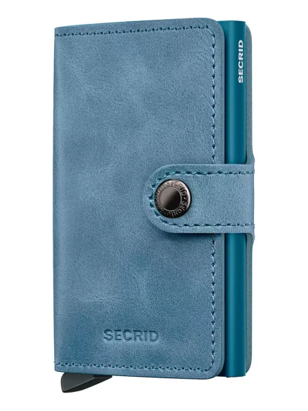 Кожен портфейл Secrid синьо