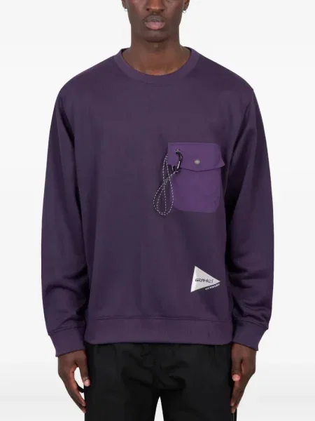 Hanorac crewneck Gramicci violet