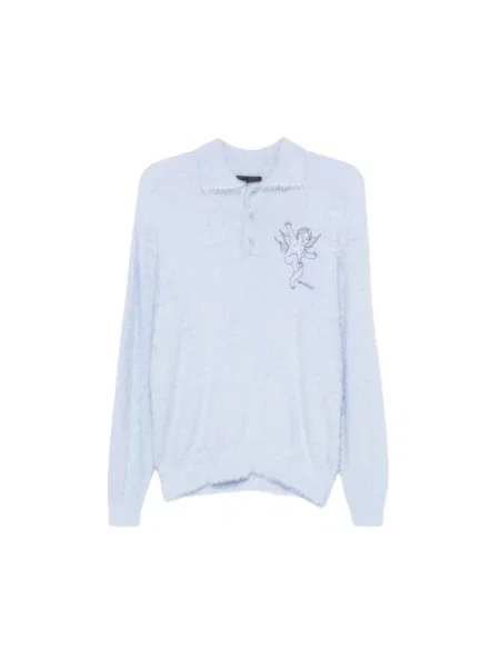 Dzianinowe polo Rassvet niebieskie