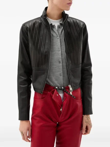 Geanta de piele Versace negru