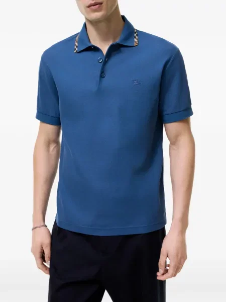 Καρό polo Burberry μπλε