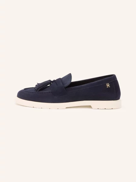 Tommy Hilfiger Penny Loafers blau granatowe