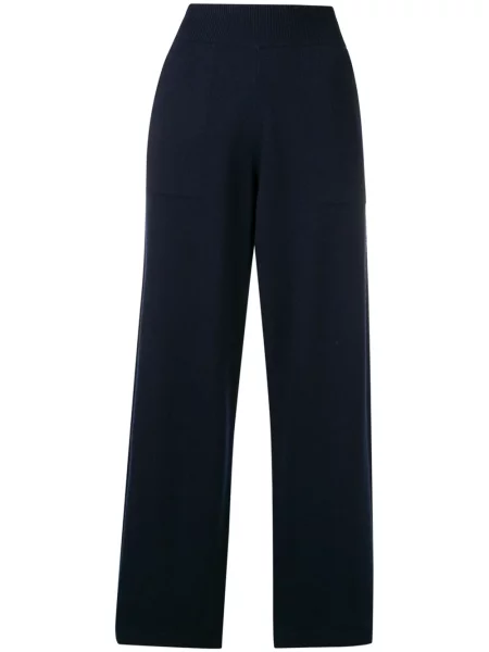 Pantaloni Barrie tricotate albastru
