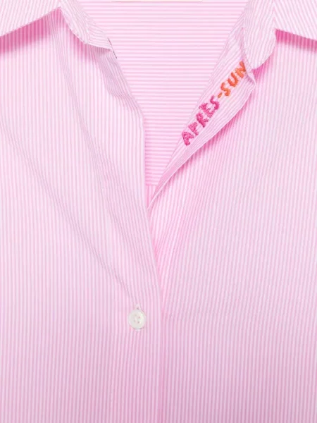 Koszula Mc2 Saint Barth w paski różowa