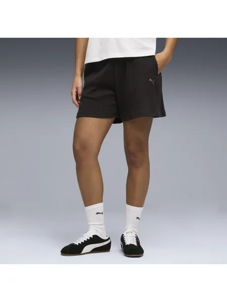 Szorty z wysokim stanem HER 5" PUMA czarne