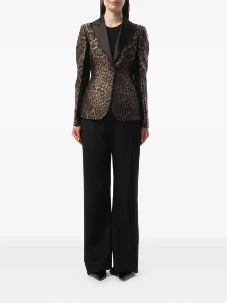Sacou Lanvin cu imagine cu model leopard
