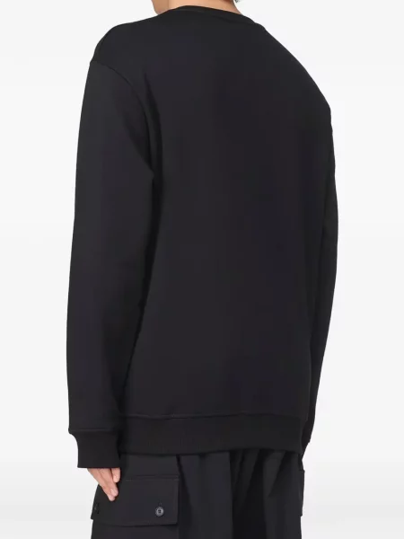 Pulover Just Cavalli cu broderie negru