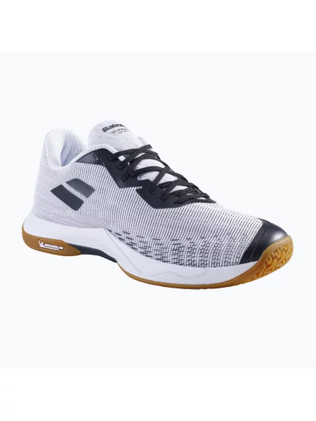 Buty do badmintona Babolat Shadow Spirit 2 white/ black białe