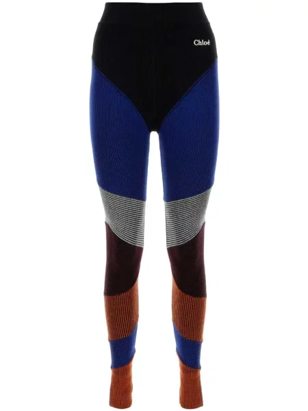 Colanți cu talie înaltă Chloé cu talie înaltă albastru