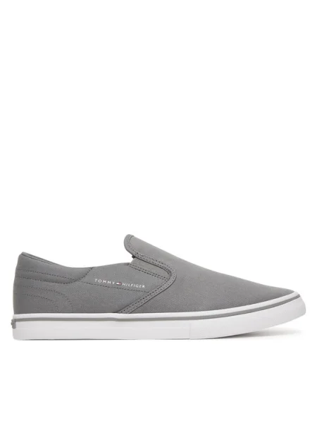 Tommy Hilfiger Teniși Vulc Core Slip On gri