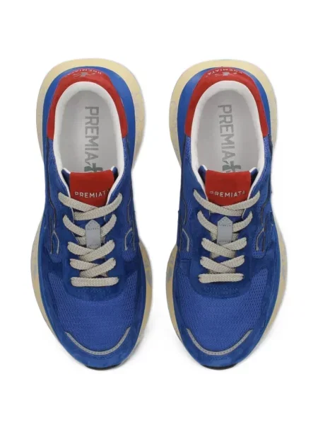 Sneakerși Premiata cu autograf albastru