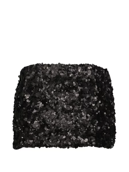 Fusta mini Glowny cu paiete negru