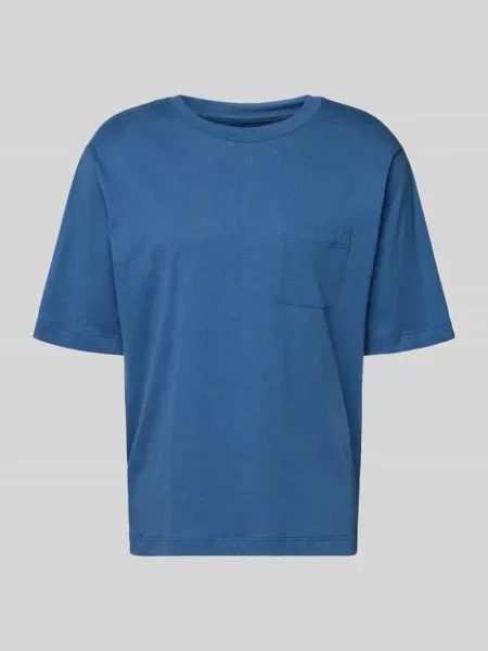 T-shirt z okrągłym dekoltem i brustaszą Schiesser