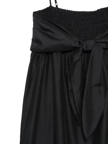 Rochie midi Vince cu funde negru