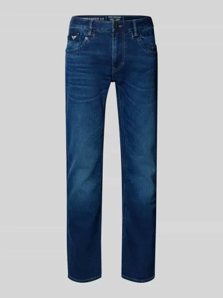 Jeansy o kroju relaxed fit z naszywką z logo Pme Legend niebieskie