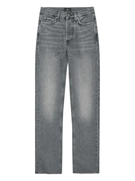 Blugi Anine Bing cu talie înaltă gri