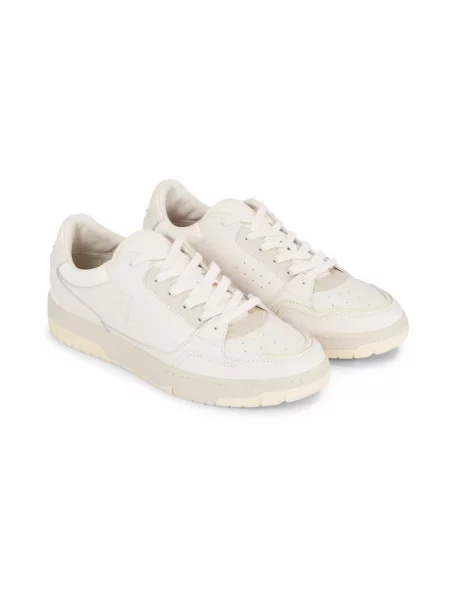 Sneakersy Tommy Hilfiger skórzane beżowe