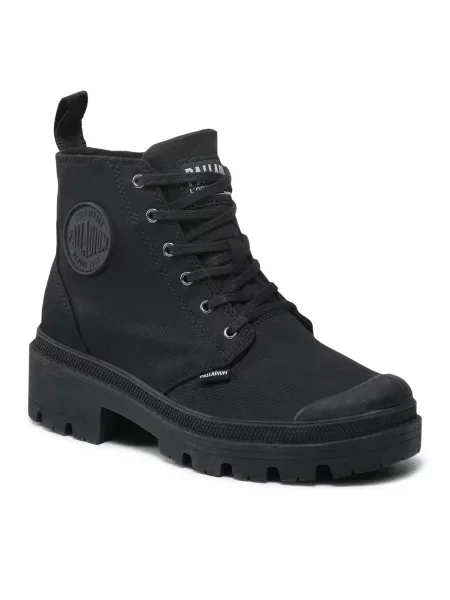 Pohodni čevlji Palladium Pallabase Twill Black/Black bela