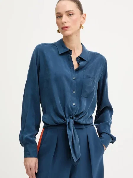 Patrizia Pepe cămașă albastru