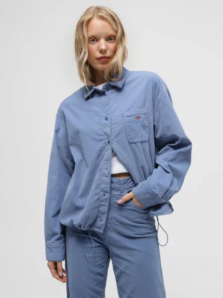 Рубашка Emporio Armani синяя