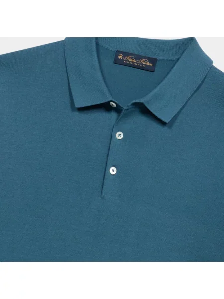 Koszulka polo Brooks Brothers niebieska