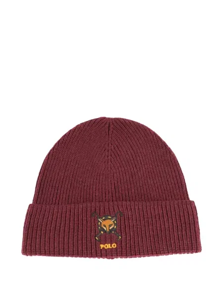 Căciulă Polo Ralph Lauren tricotate roșu