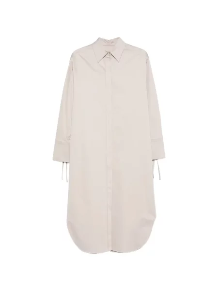 Костюм миди рокля Agnona до коляното връзки