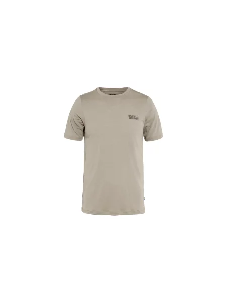 Fjällräven Abisko Wool Logo SS M Mężczyźni Koszulki Fjällräven Size: S brązowy