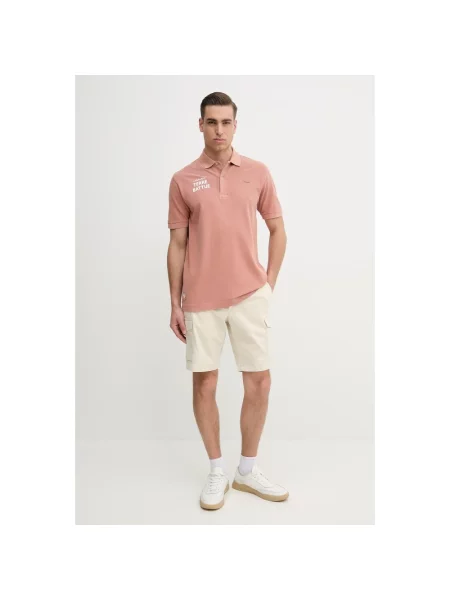 Koszulka polo Lacoste pomarańczowa