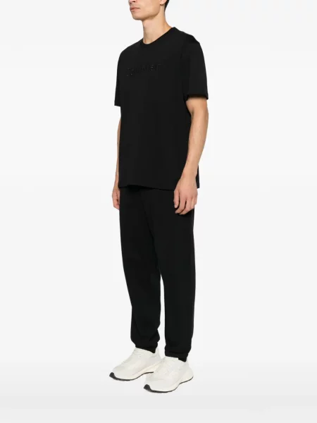 Tricou Calvin Klein cu broderie negru