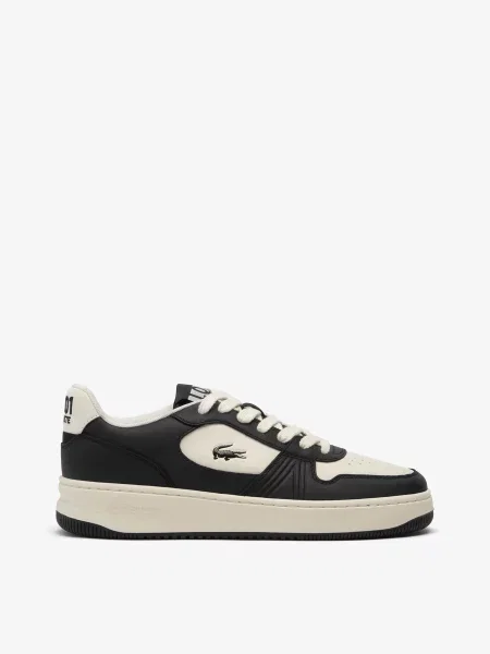 Кожаные кроссовки Lacoste черные