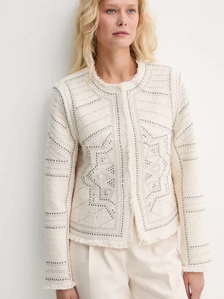 Піджак Morgan однобортний візерунок VCLIKY бежевий