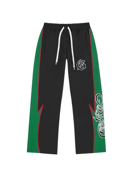 Pantaloni Godspeed cu imagine alergare negru
