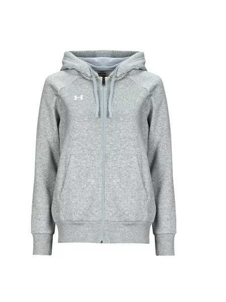 Majica s kapuljačom Under Armour od flisa siva