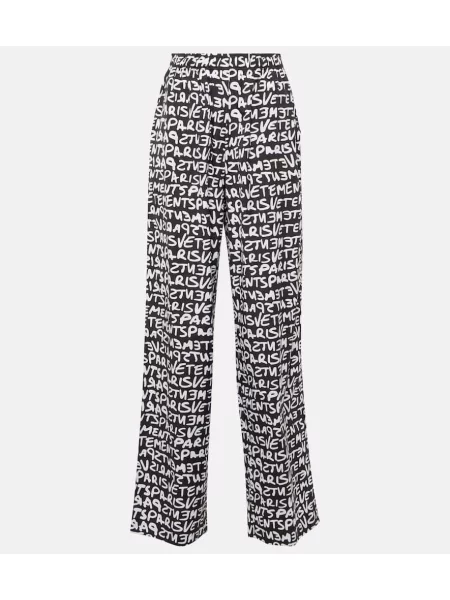 Pantaloni Vetements cu talie înaltă