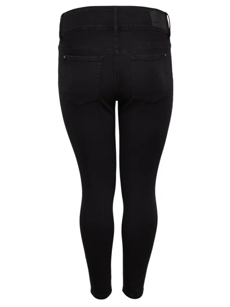 ONLY Carmakoma Jeans Anna' negru