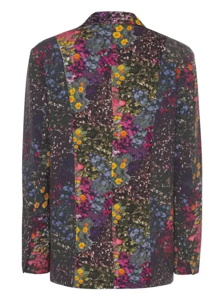 Sacou Rotate Birger Christensen cu model floral cu imagine violet