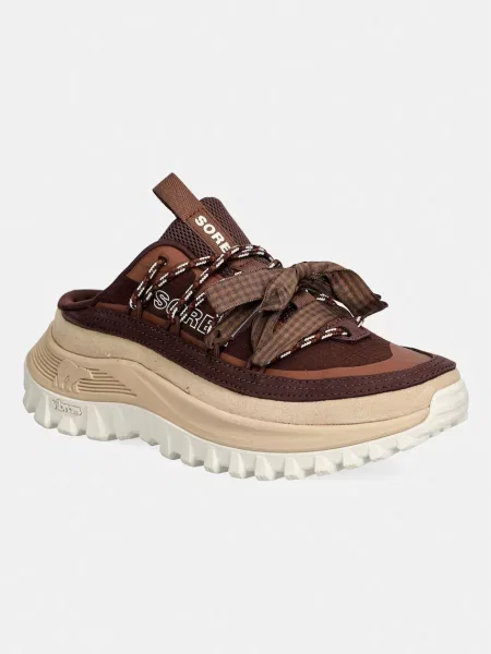 Papuci tip mules Sorel maro