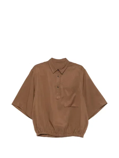 Krótka bluzka Nine In The Morning brązowa