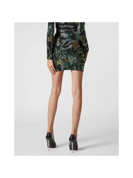 Spódnica mini Philipp Plein zielona