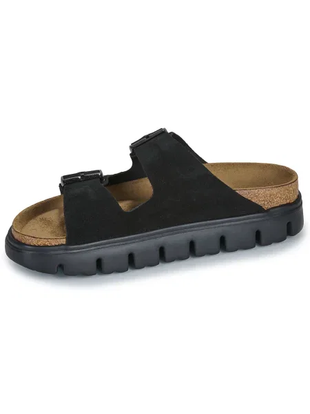 Pantofi Papillio din piele de căprioară chunky negru