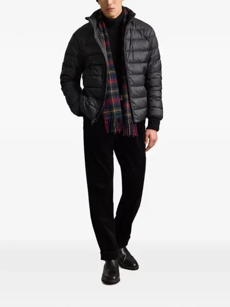 Portofel Polo Ralph Lauren din piele cu dungi cu glugă verde