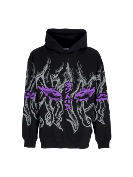 Bluza z kapturem Octopus czarna