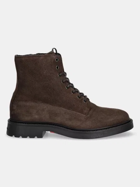 Piščančki iz semiša Tommy Hilfiger COMFORT LWT SDE BOOT rjava