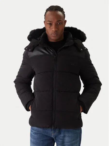 Guess Geacă de iarnă negru