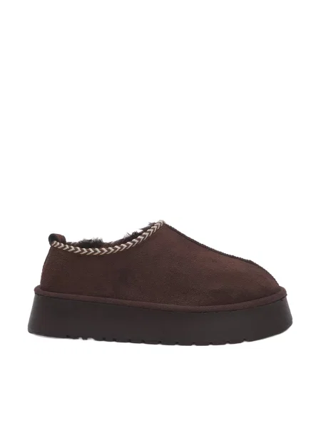 Trendyol Botine închis maro